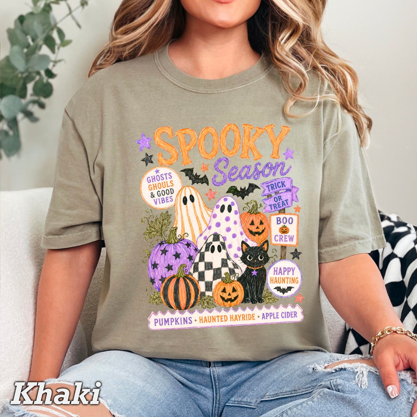 Spooky Season Comfort Color Graphic Tee