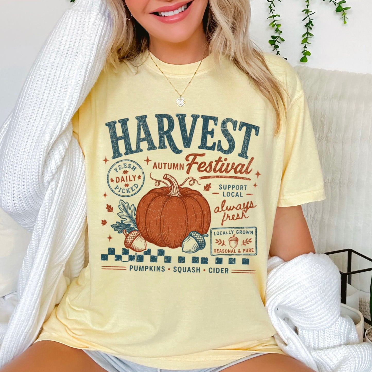 Harvest Festival Comfort Color Graphic Tee