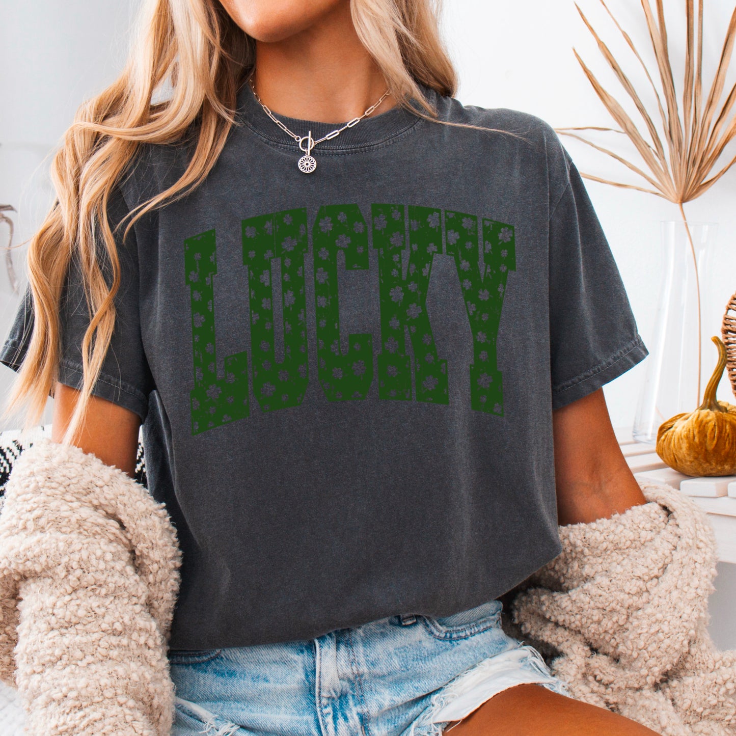 Lucky St. Patrick’s Day Comfort Color Graphic Tee