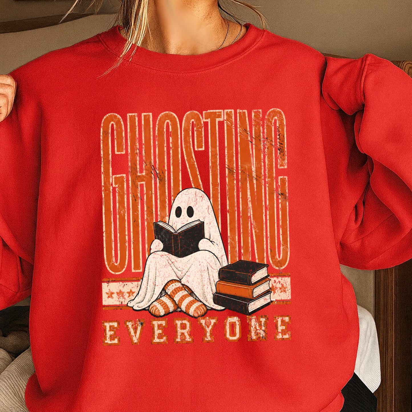 Ghosting Everyone Halloween Sweatshirt