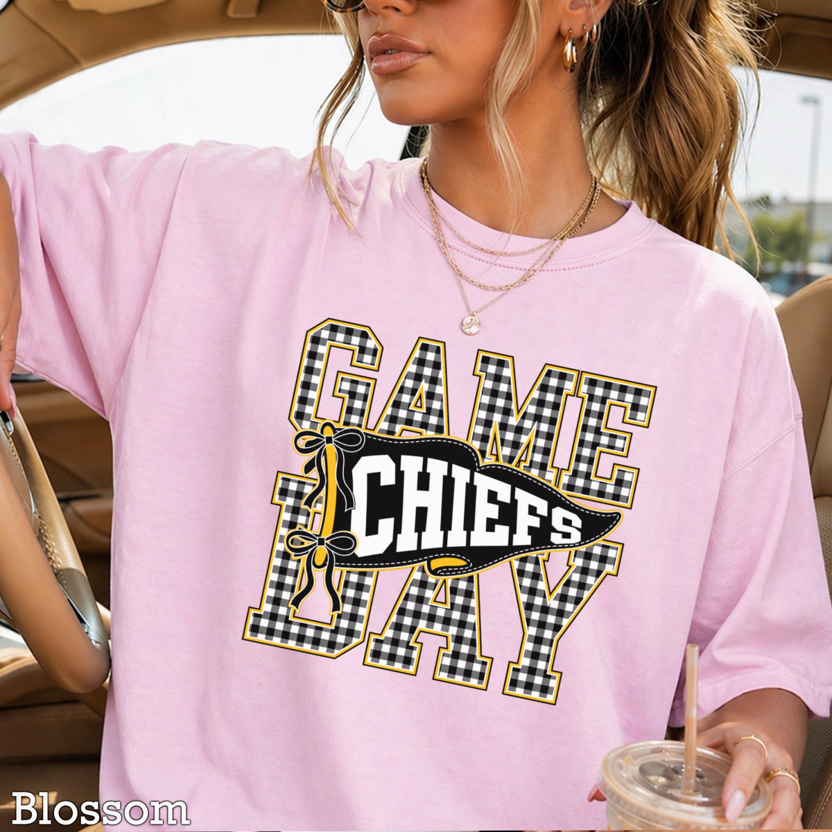 Chiefs Comfort Color Graphic Tee