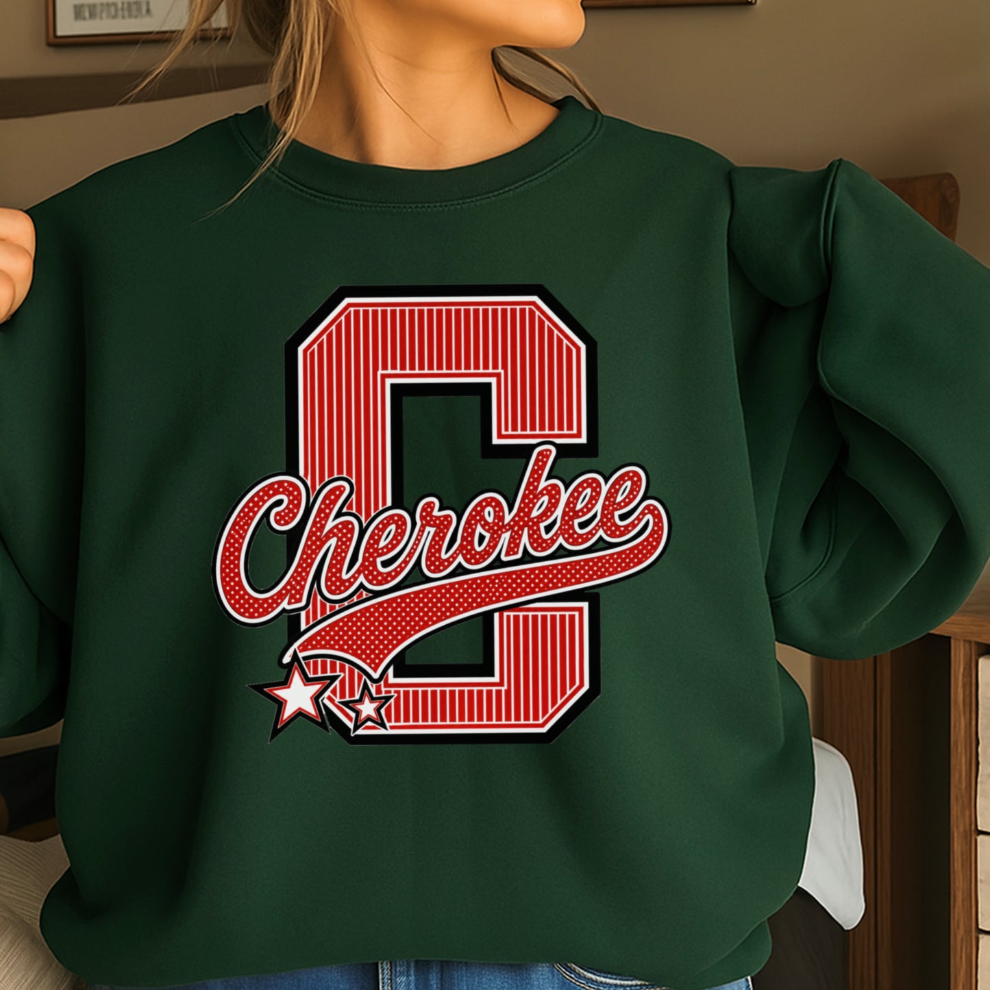 Cherokee Warriors Crewneck Sweatshirt