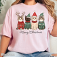 Meowy Christmas Comfort Color Graphic Tee