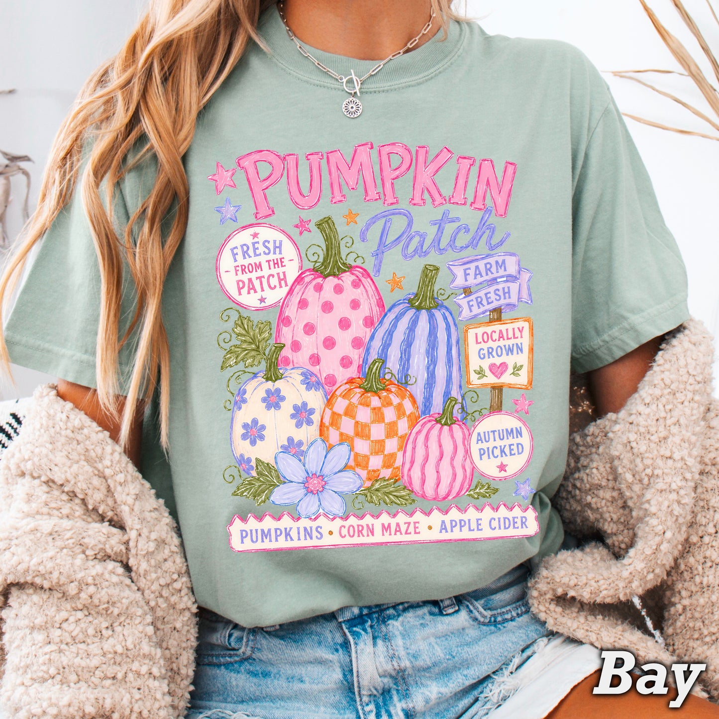 Pumpkin Patch Comfort Color Graphic Tee