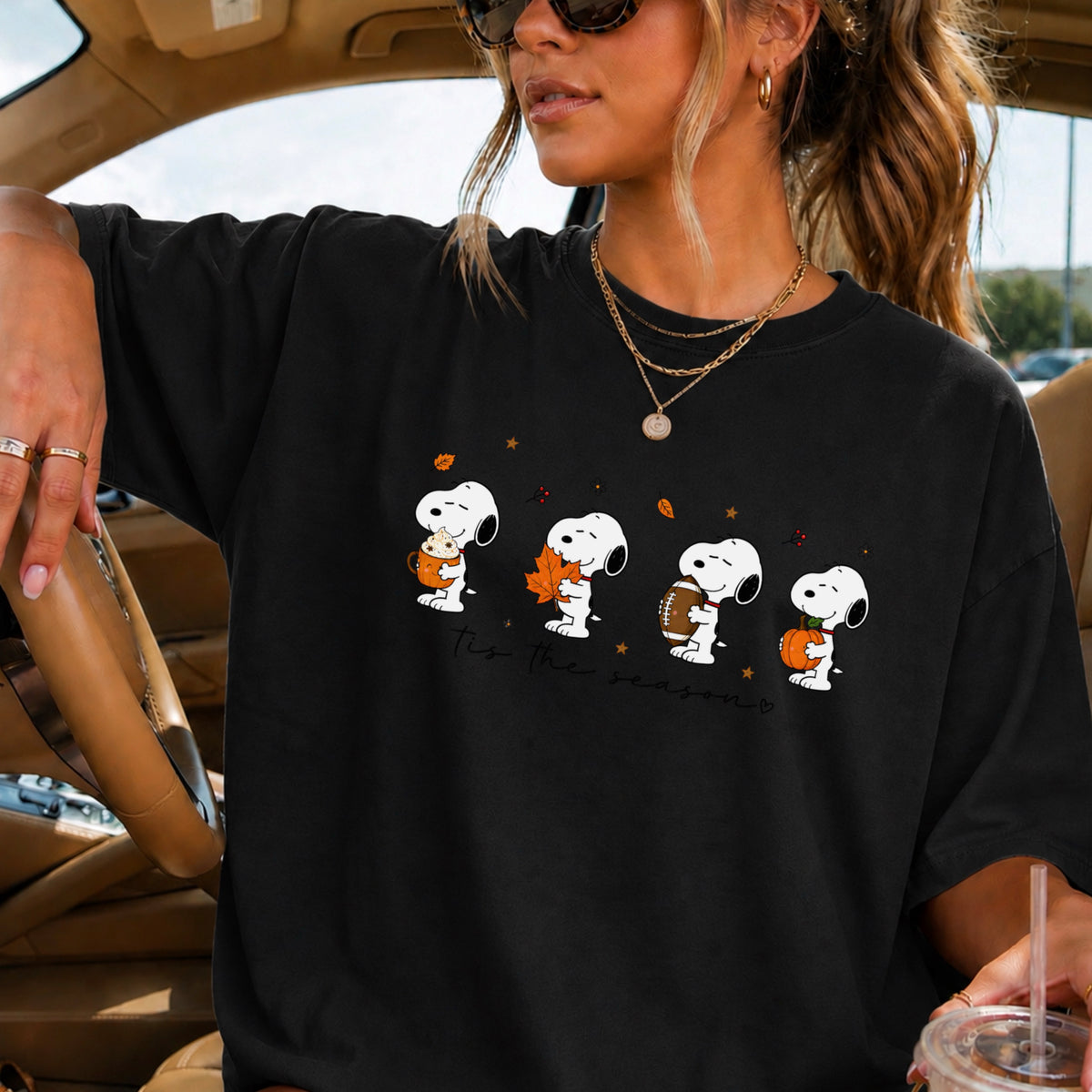 Tis The Season Fall Comfort Color Graphic Tee