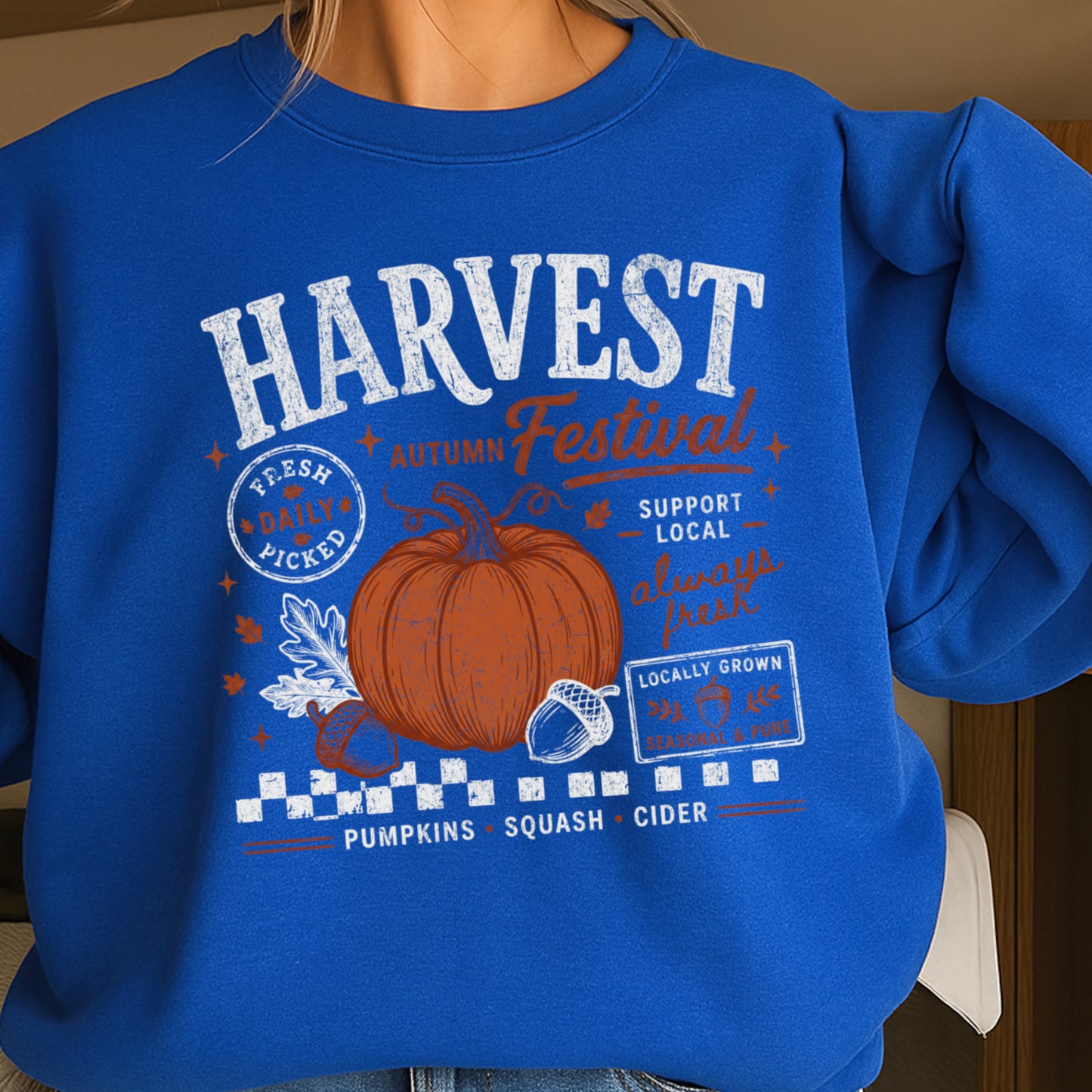 Harvest Festival Fall Crewneck Sweatshirt