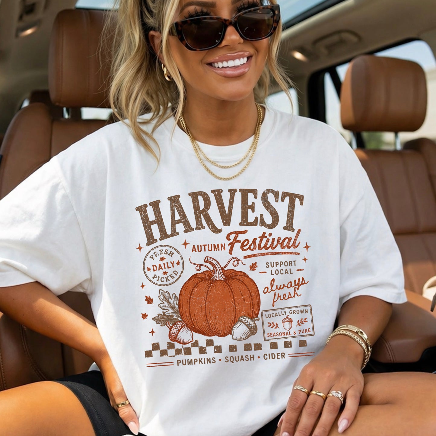 Harvest Festival Comfort Color Graphic Tee