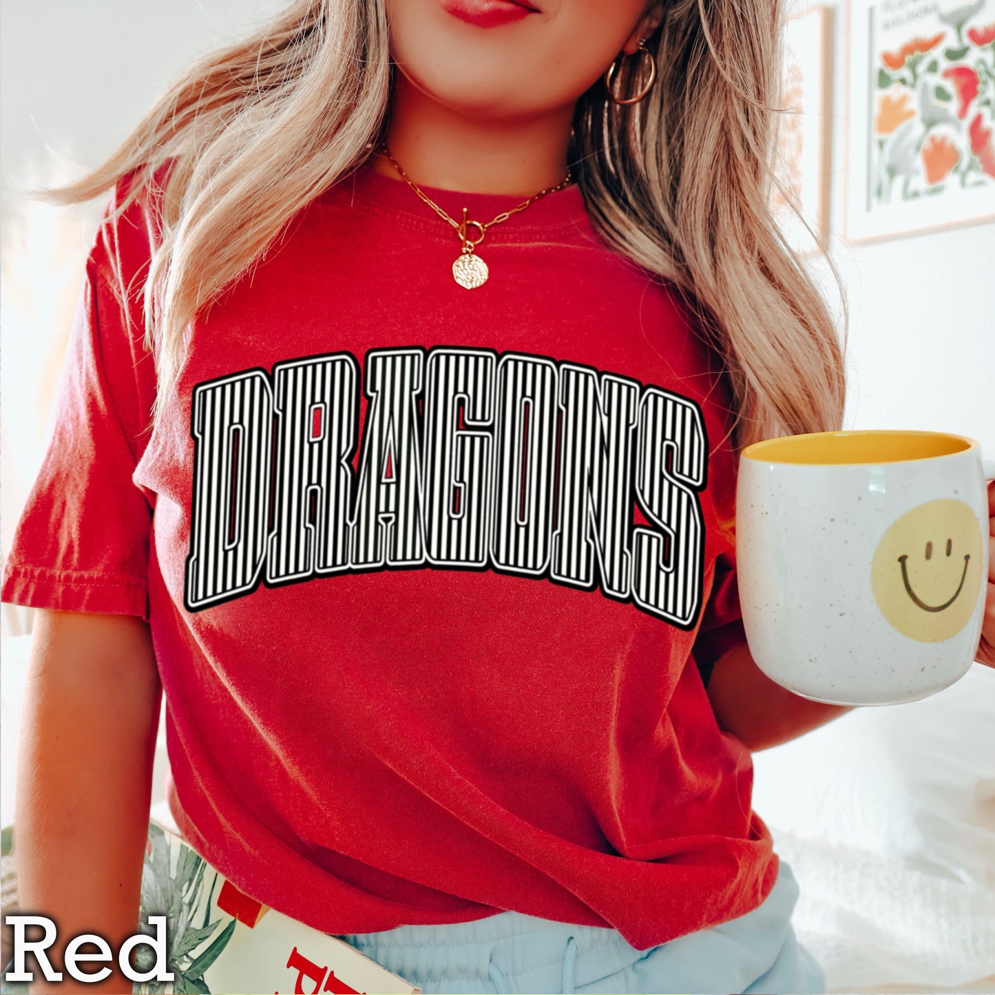 Dragons Comfort Color Graphic Tee