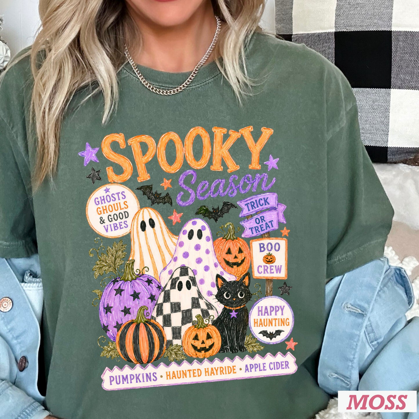 Spooky Season Comfort Color Graphic Tee