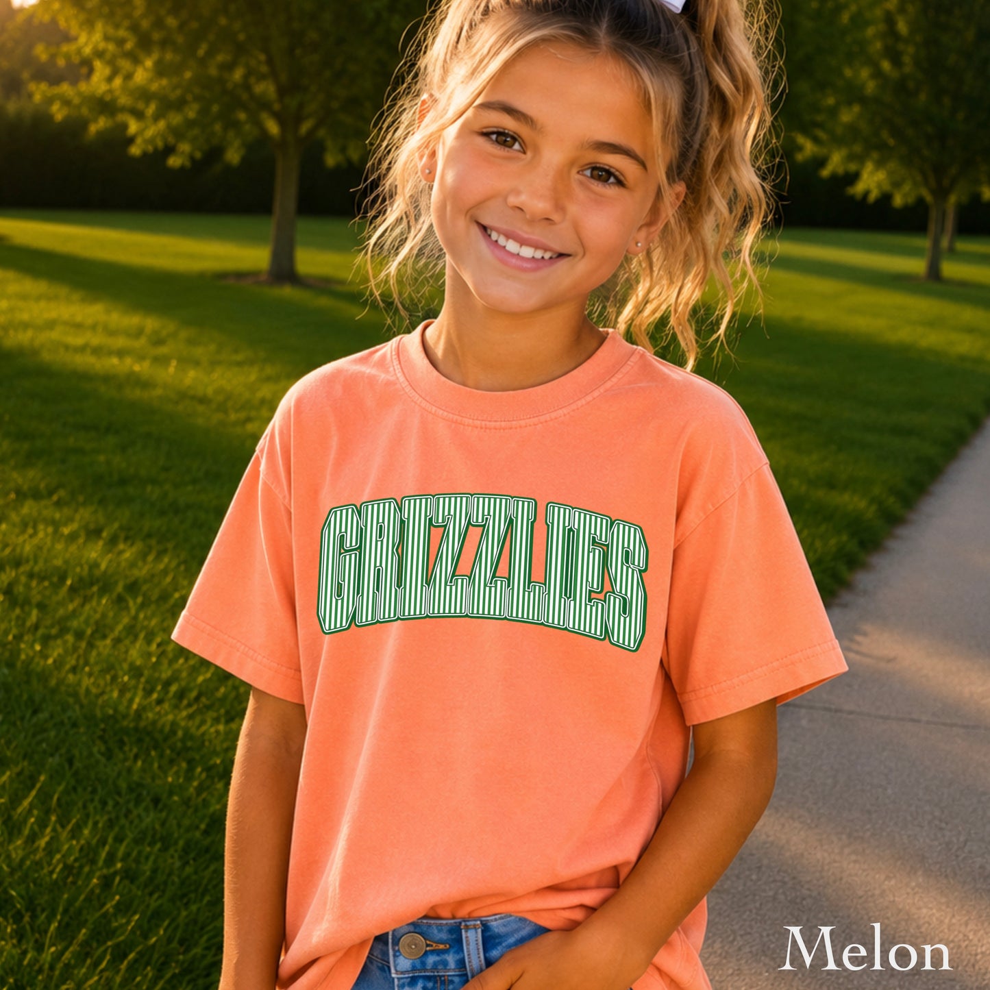 Grizzlies Youth Comfort Color T-Shirt