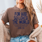 For God So Loved The World Comfort Color Graphic Tee