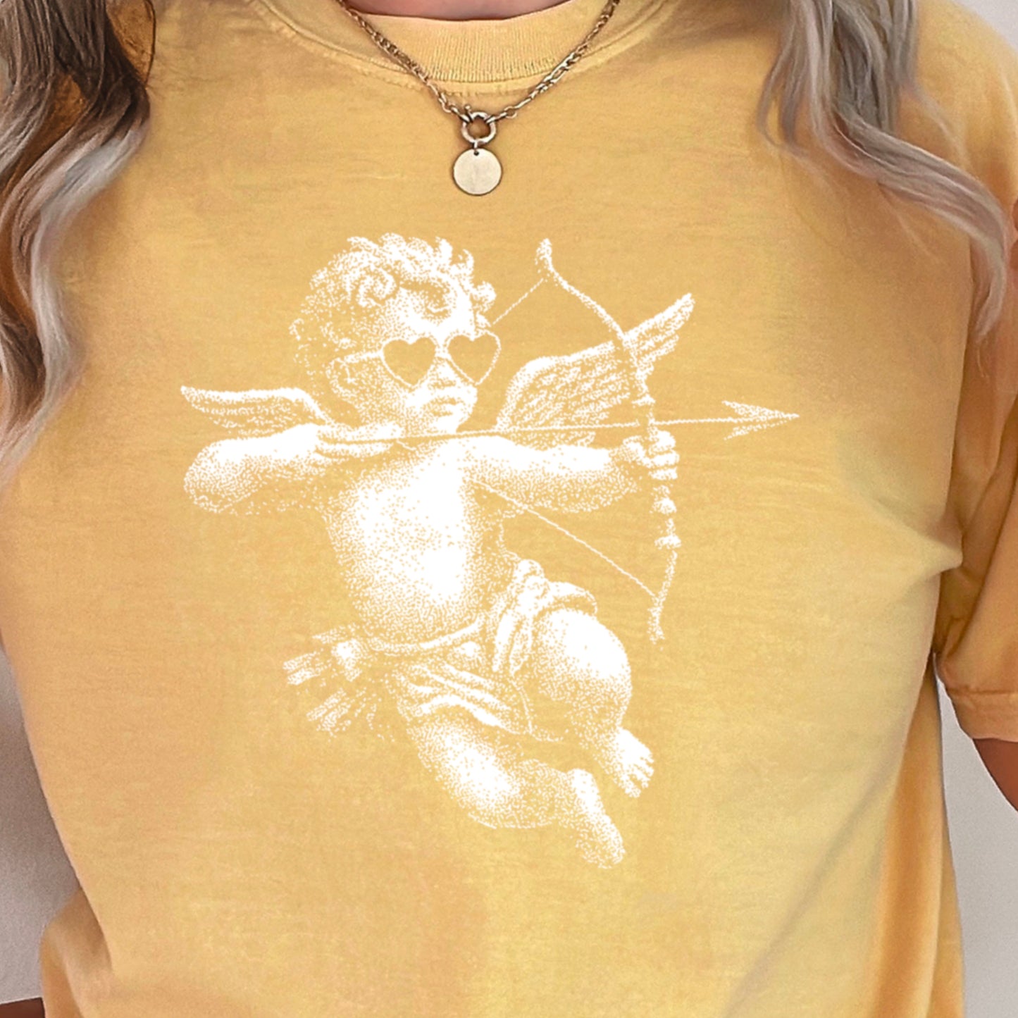 Halftone Valentine’s Day Comfort Color Graphic Tee