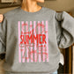 Sweet Summertime Strawberry Crewneck Sweatshirt