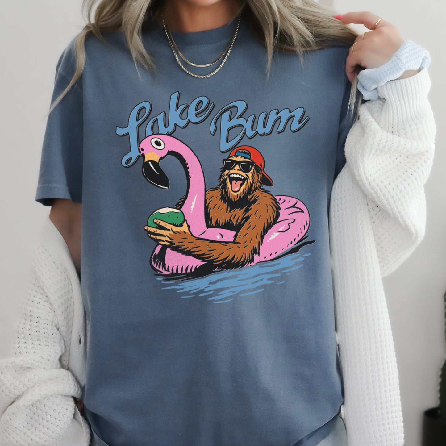 Lake Bum Comfort Color Graphic Tee