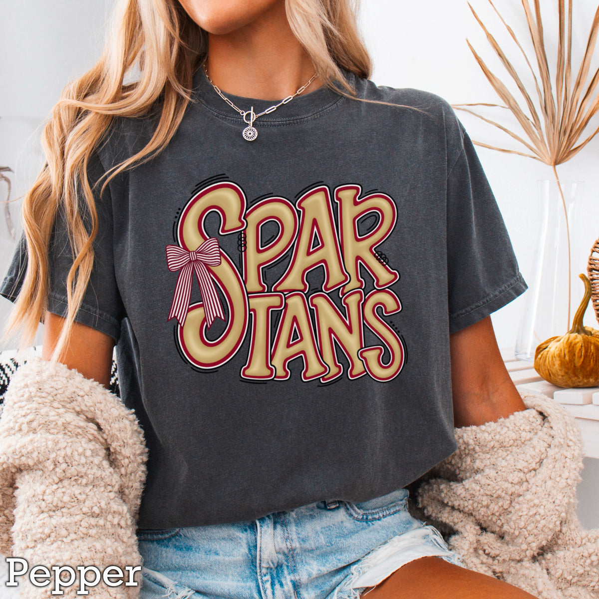 Spartans Comfort Color Graphic Tee