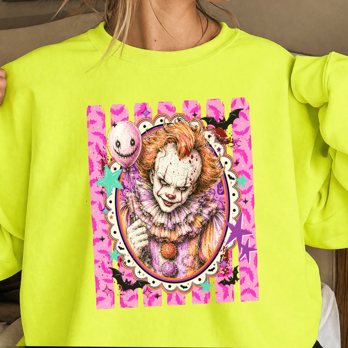 Horror Film Character Crewneck Sweatshirt
