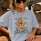 Gingerbread And Then I Just Snapped Christmas Comfort Color Graphic Tee