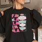 Fa La La Graphic Crewneck Sweatshirt