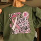 In October We Wear Pink Crewneck Sweatshirt
