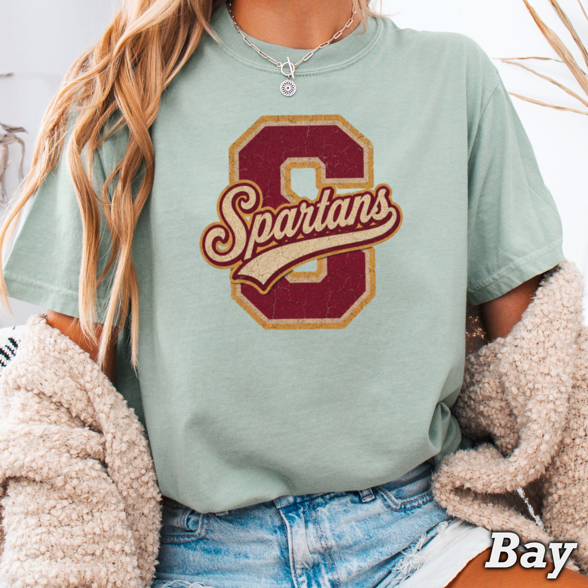Spartans Comfort Color Graphic Tee