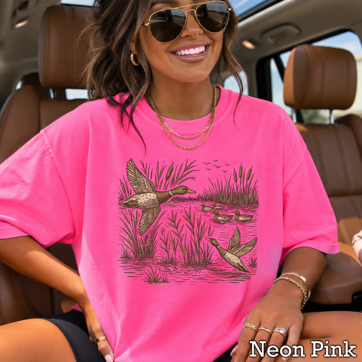 Mallard Ducks Comfort Color Graphic Tee
