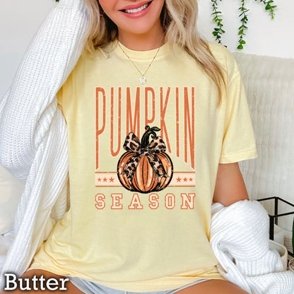 Pumpkin Season Comfort Color Graphic Tee
