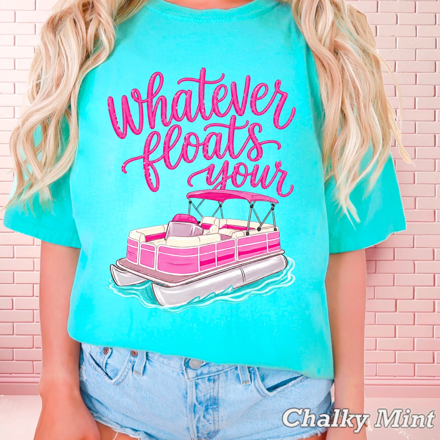 Whatever Floats Your Boat Comfort Color Graphic Tee