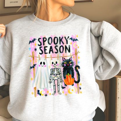 Spooky Season Halloween Crewneck Sweatshirt