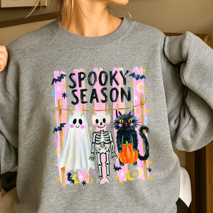 Spooky Season Halloween Crewneck Sweatshirt