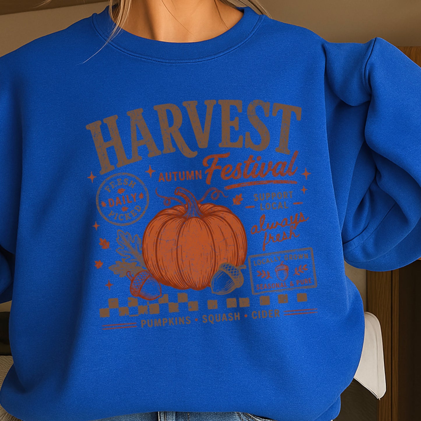 Harvest Festival Fall Crewneck Sweatshirt