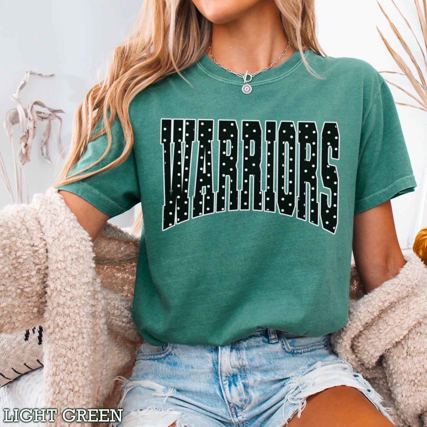 Warriors Comfort Color Graphic Tee