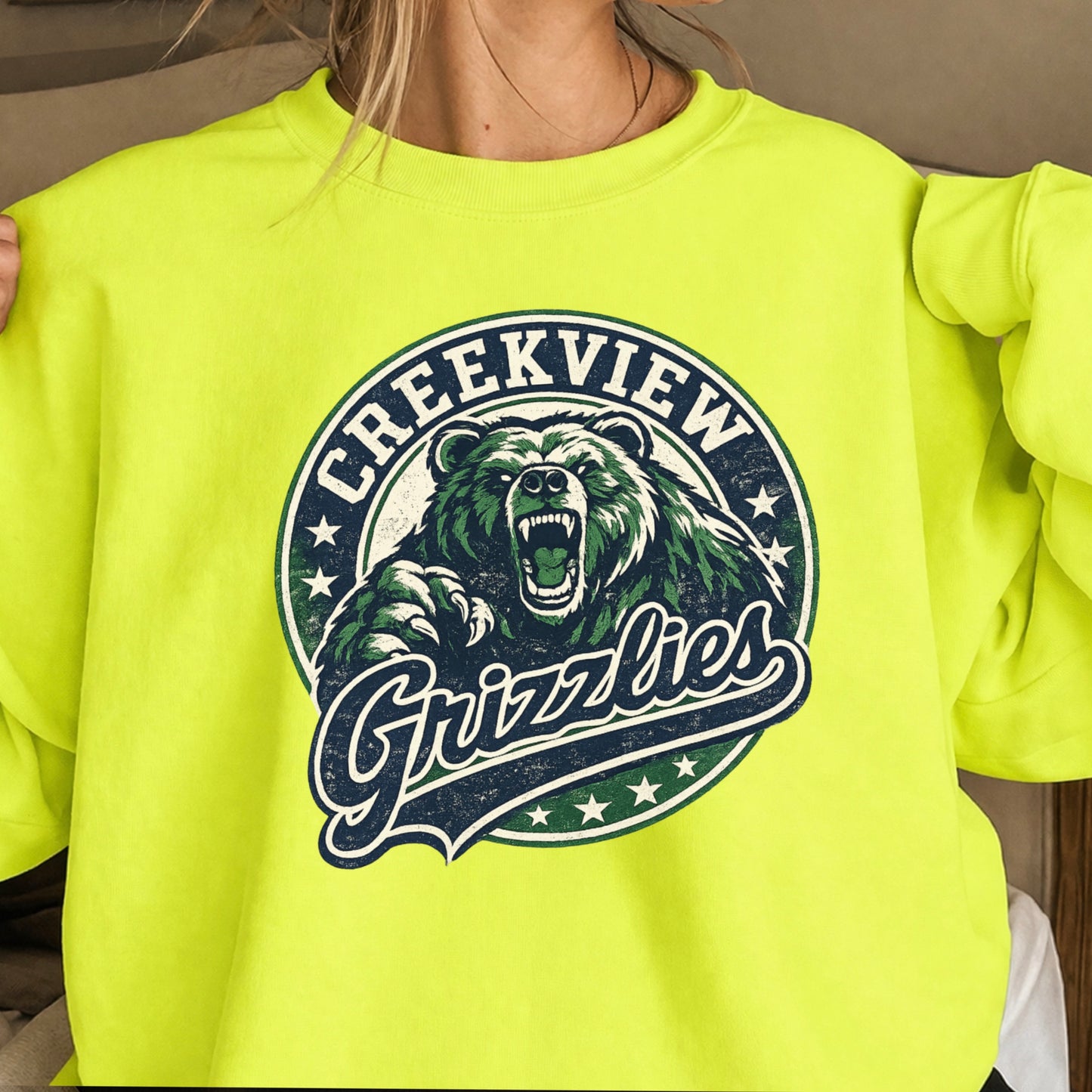 Creekview Grizzlies Crewneck Sweatshirt