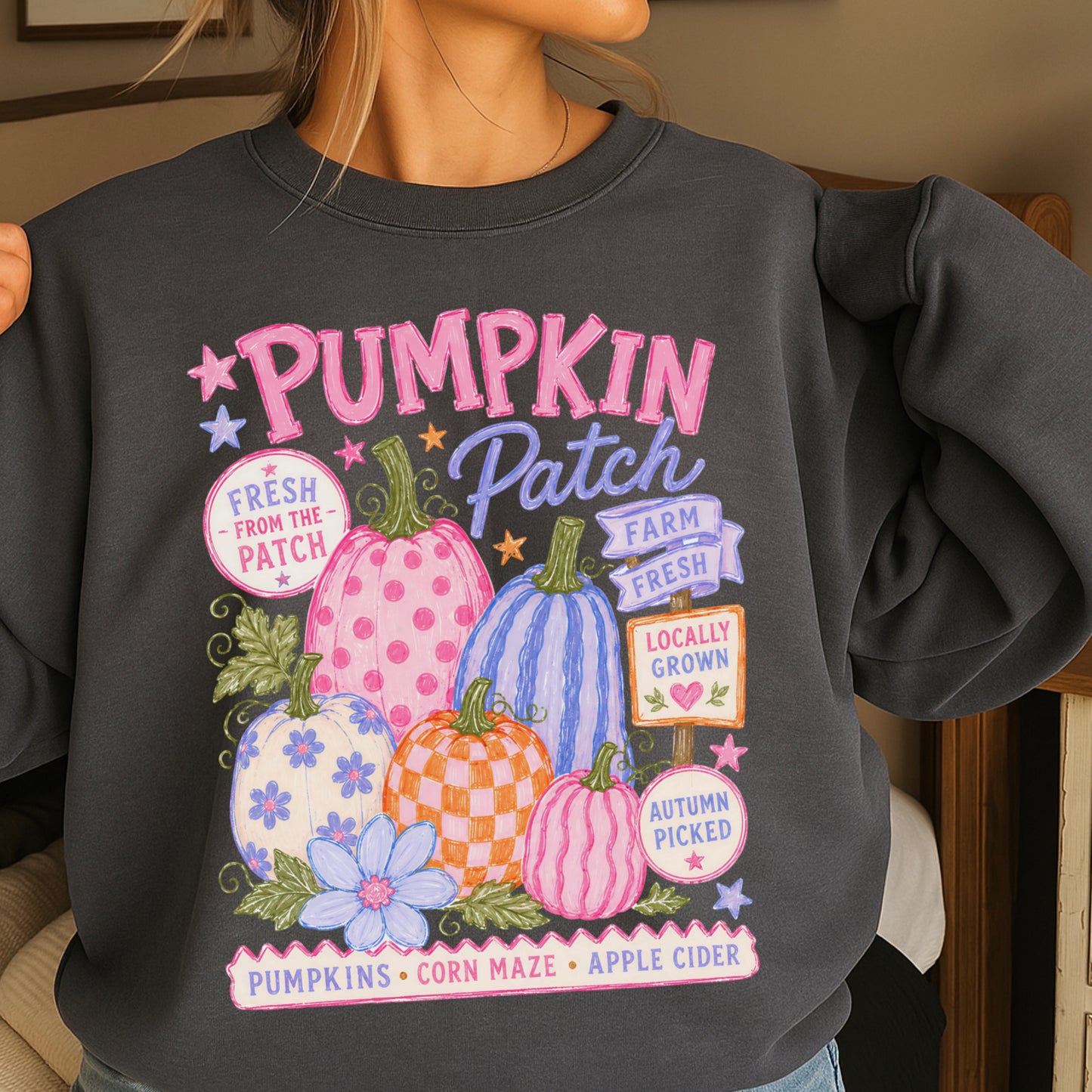 Pumpkin Patch Crewneck Sweatshirt