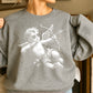 Halftone Cupid Valentine’s Day Crewneck Sweatshirt