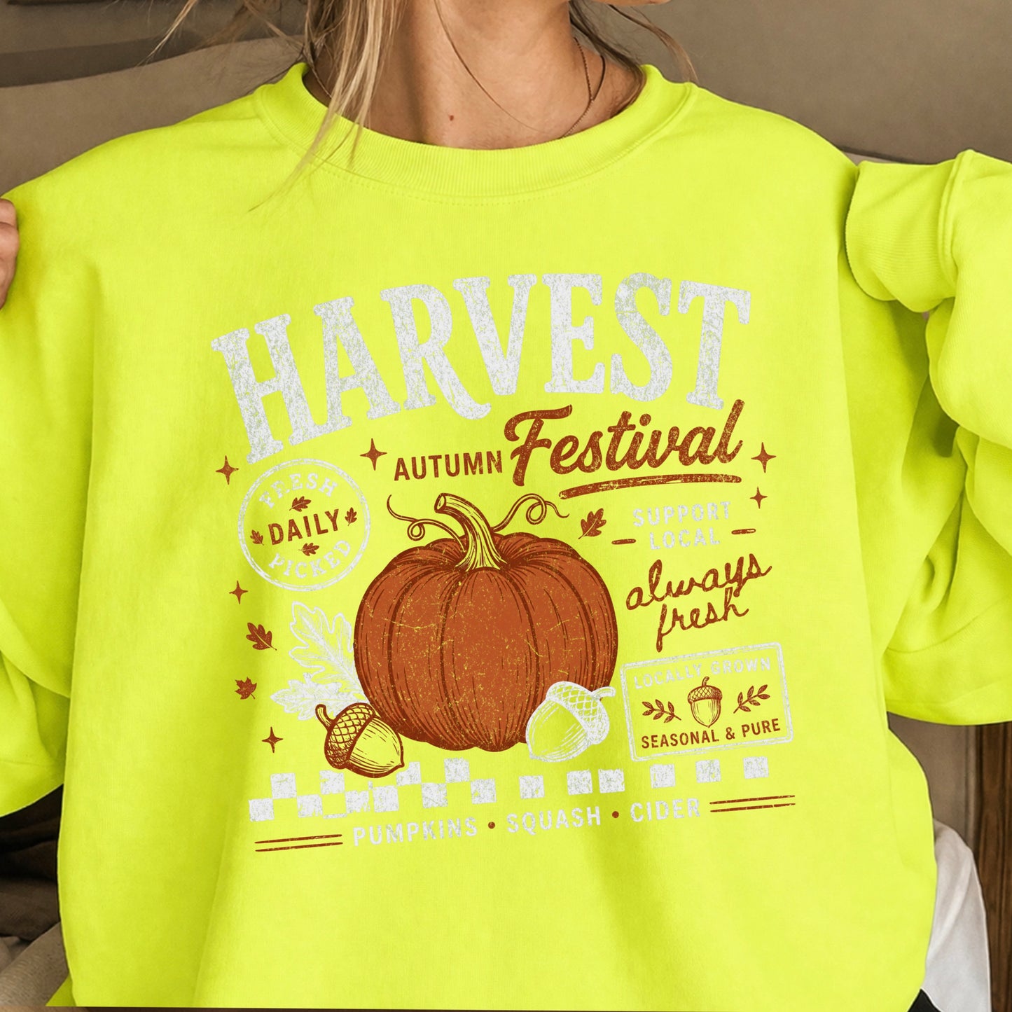 Harvest Festival Fall Crewneck Sweatshirt