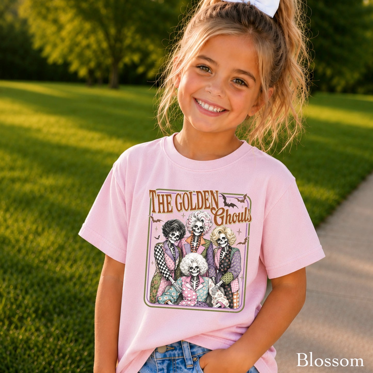 The Golden Ghouls Youth Comfort Color T-Shirt
