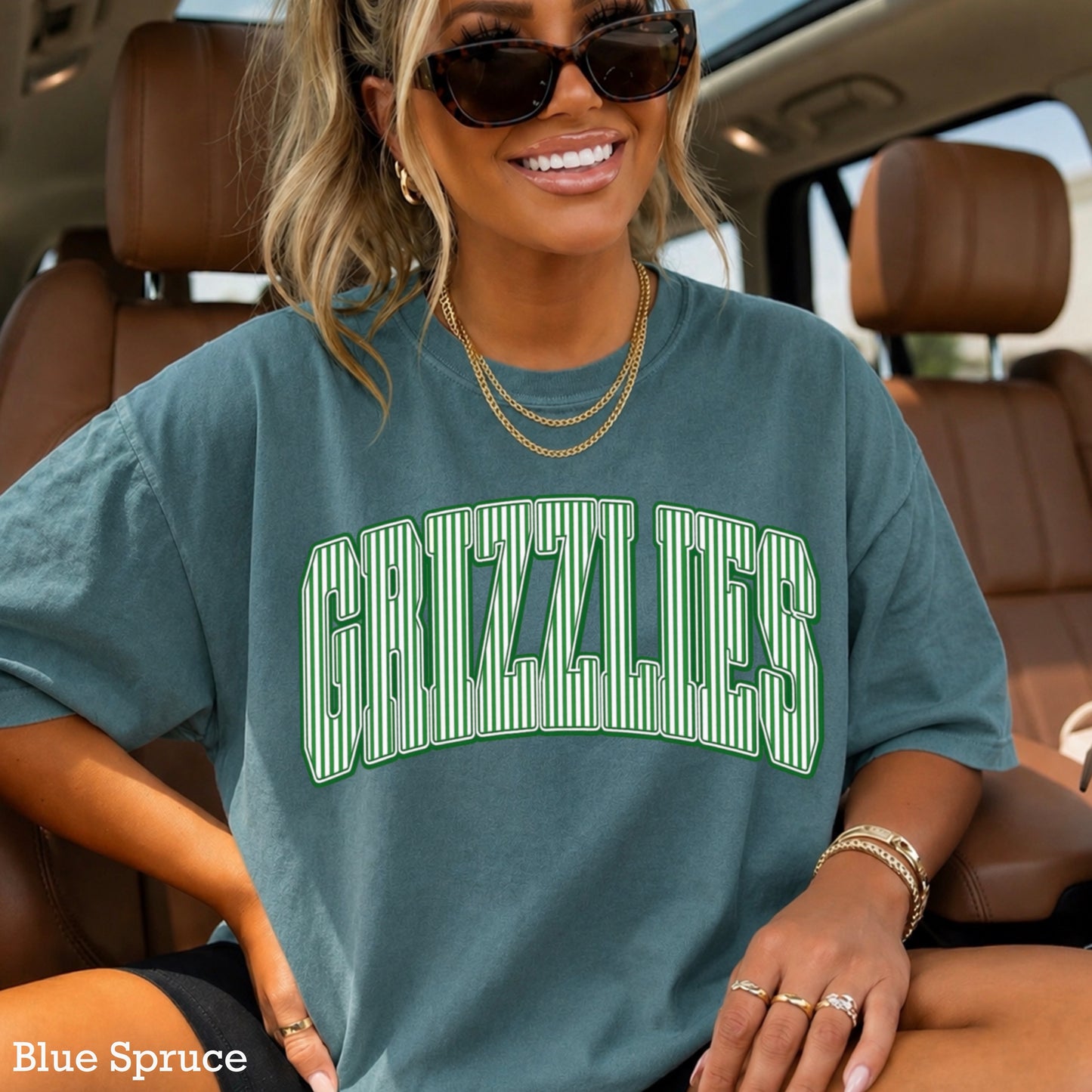 Grizzlies Comfort Color Graphic Tee