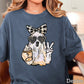 Preppy Ghost Halloween Comfort Color Graphic Tee