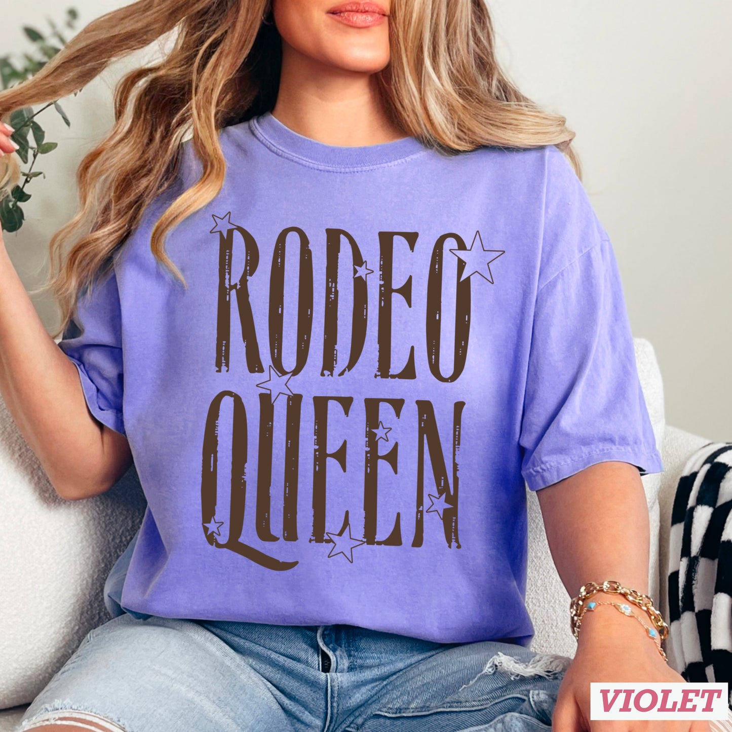 Rodeo Queen Comfort Color Graphic Tee
