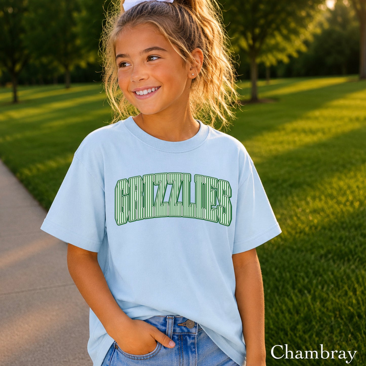 Grizzlies Youth Comfort Color T-Shirt