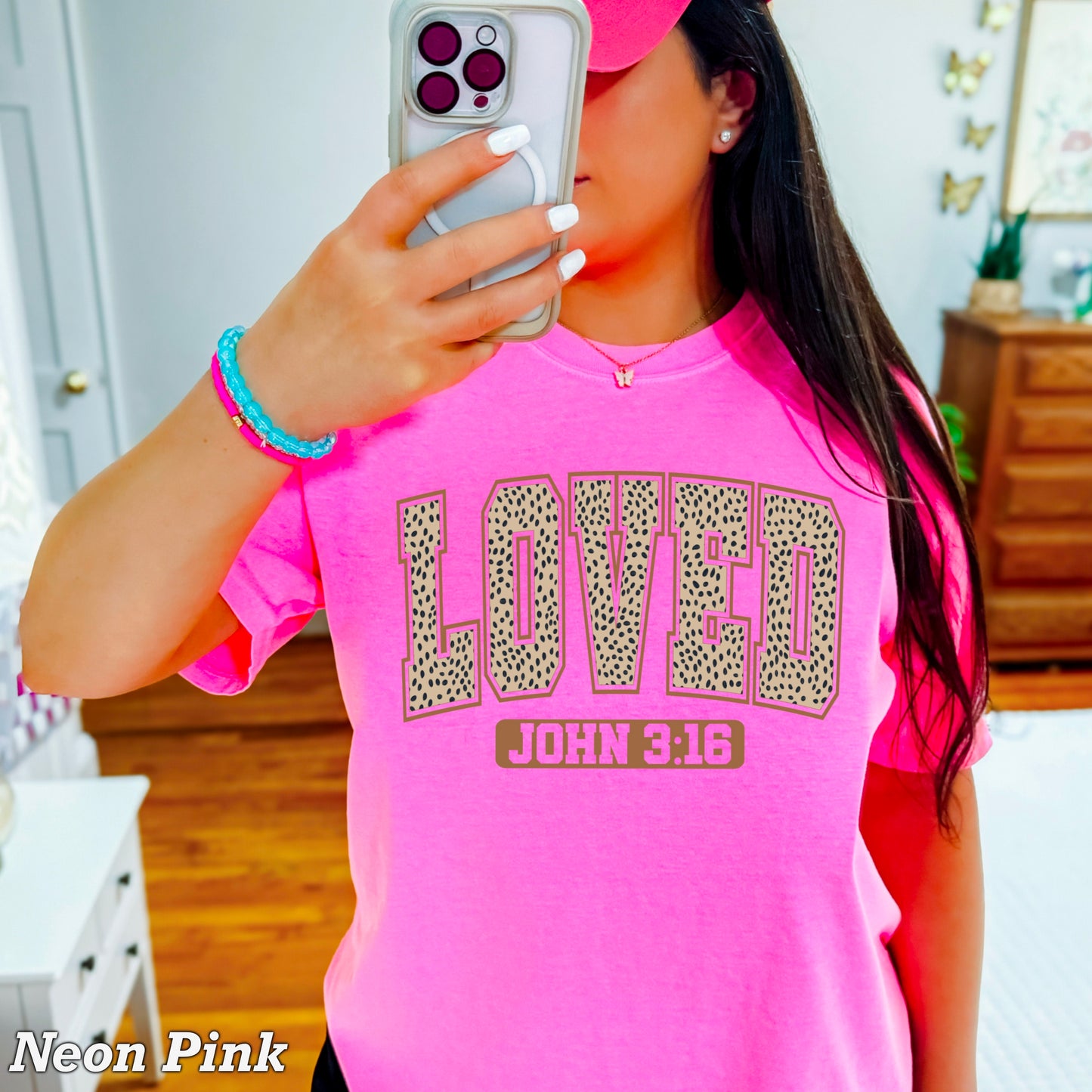 John 3:16 Valentine’s Day Comfort Color Graphic Tee