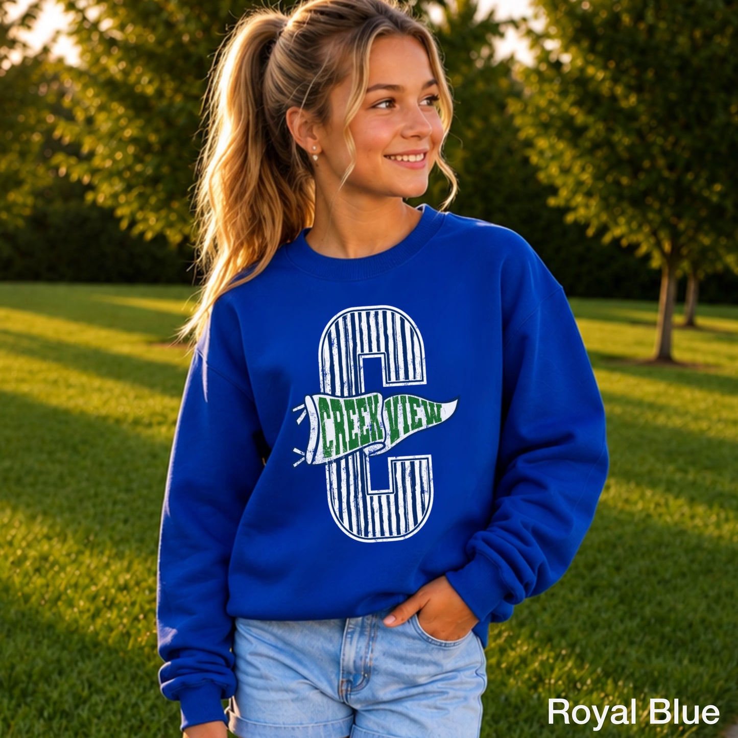 Creekview Youth Crewneck Sweatshirt