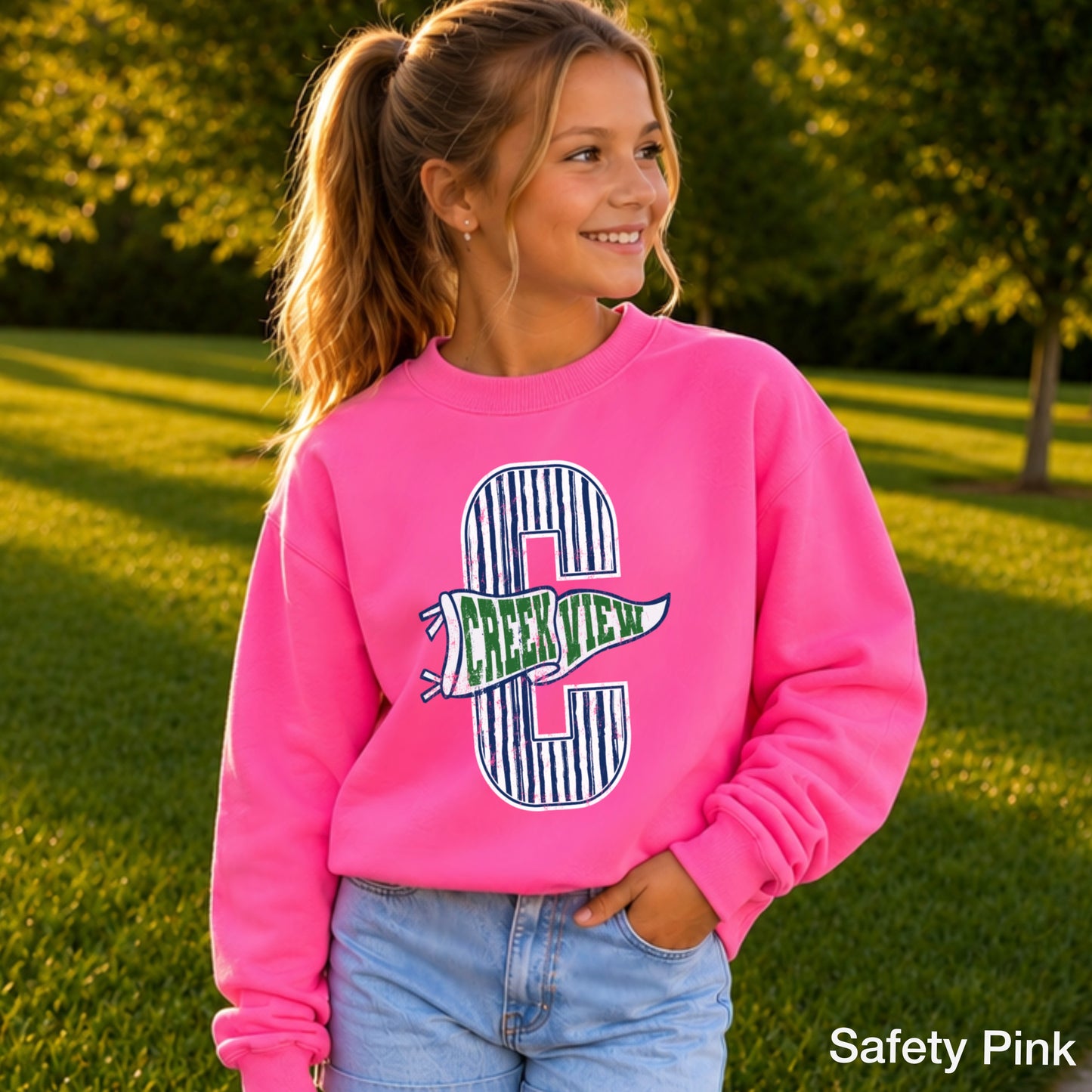 Creekview Youth Crewneck Sweatshirt