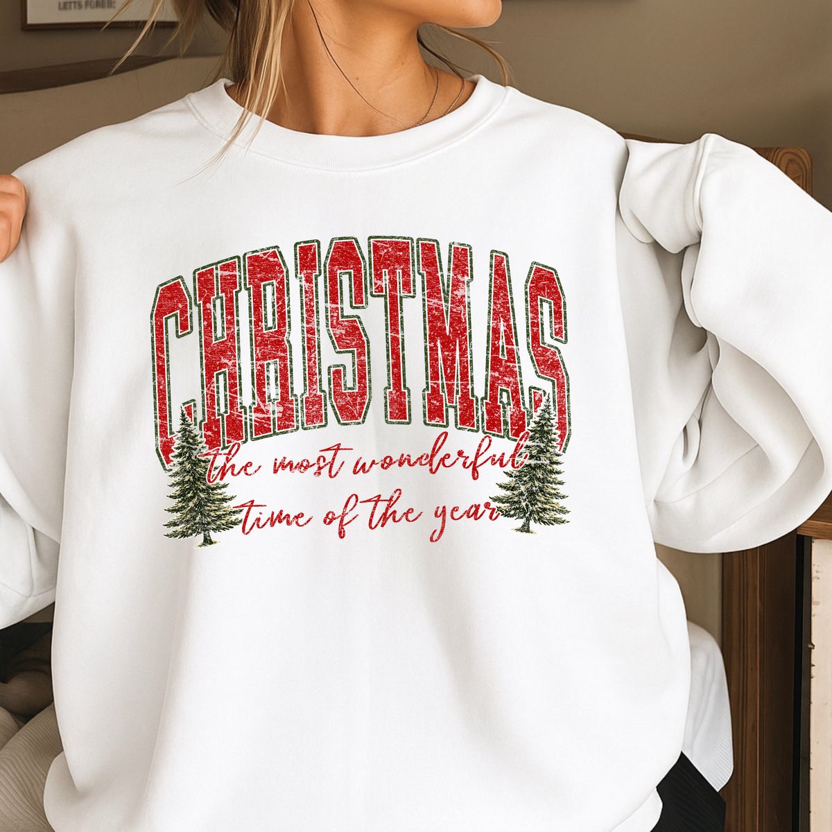 The Most Wonderful Time Of The Year Christmas Crewneck Sweatshirt