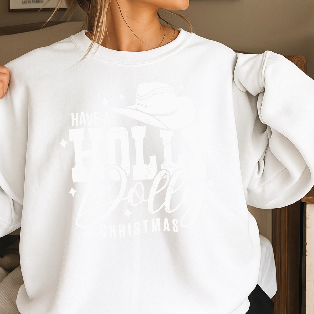 Have A Holly Christmas Crewneck Sweatshirt