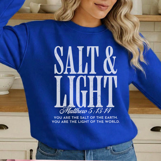 Salt & Light Screen Print Transfer