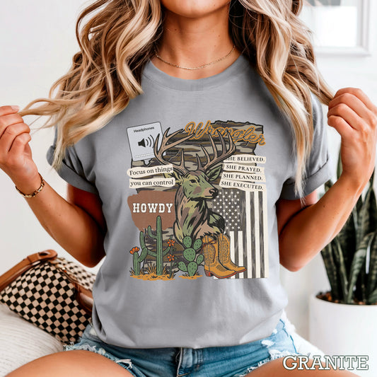 Hunting Comfort Color Graphic Tee