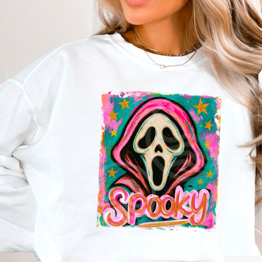 Spooky Floral Crewneck Sweatshirt