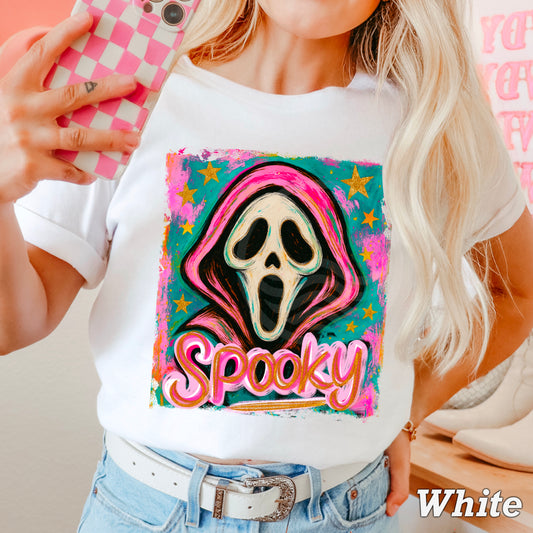 Spooky Floral Comfort Color Graphic Tee