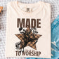 Made To Worship DTF Transfer